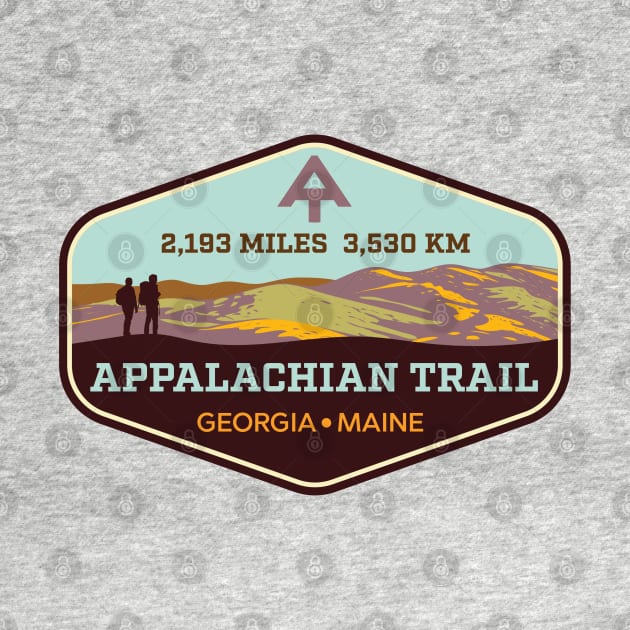 Appalachian Trail - Georgia to Maine - Trail Hiking Badge by TGKelly